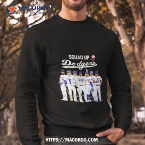 squadd up los angeles dodgers 2023 signatures shirt sweatshirt