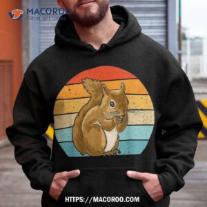 squirrel retro cute squirrel lover shirt perfect gift for dad hoodie