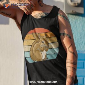 squirrel retro cute squirrel lover shirt perfect gift for dad tank top 1