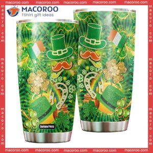 St Patricks Day Lucky Irish Stainless Steel Tumbler