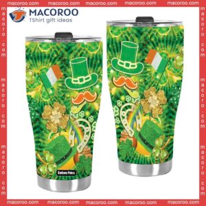 st patricks day lucky irish stainless steel tumbler 2