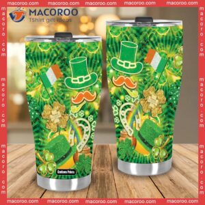 st patricks day lucky irish stainless steel tumbler 3