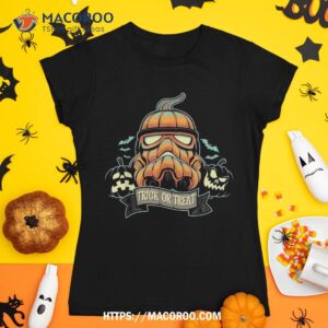 star wars halloween stormtrooper jack o amp acirc amp 128 amp 153 lantern pumpkin shirt tshirt 1