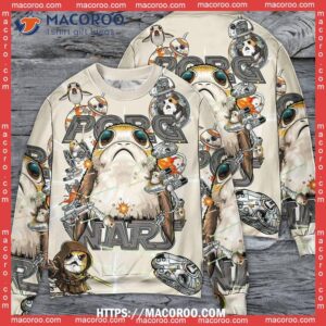 Star Wars Ugly Christmas Sweater Porg So Cute