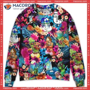 star wars special synthwave funny style sweater best ugly christmas sweaters 0