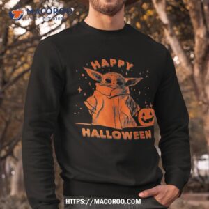 star wars the mandalorian child happy halloween shirt halloween michael sweatshirt