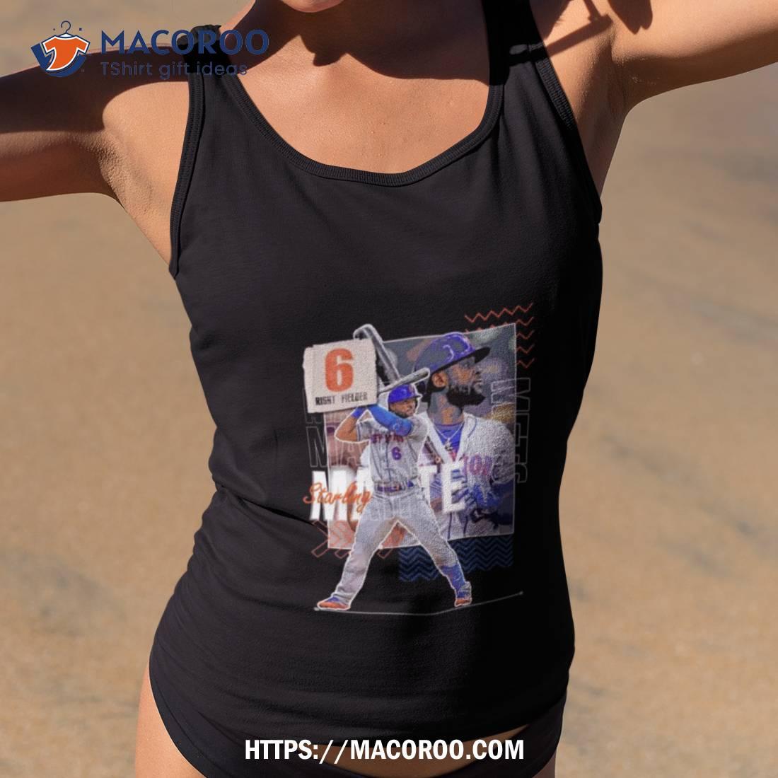 Starling Marte Baseball Paper Mets 6 Right Fielder T-shirt,Sweater, Hoodie,  And Long Sleeved, Ladies, Tank Top