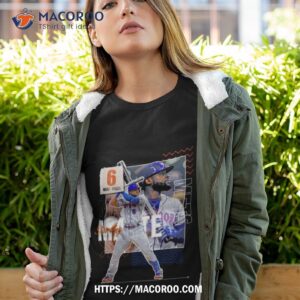 Starling Marte Baseball Paper Mets 6 Right Fielder Shirt