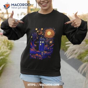 starry tardis shirt sweatshirt
