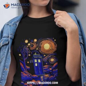 starry tardis shirt tshirt