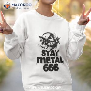 stay metal 666 cat metalhead shirt sweatshirt 2