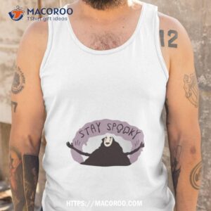 stay spooky faceless halloween shirt tank top