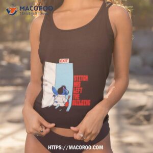 stitch has left the building exishirt tank top 1