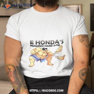 street fighter e honda s hundred hand slap shirt tshirt