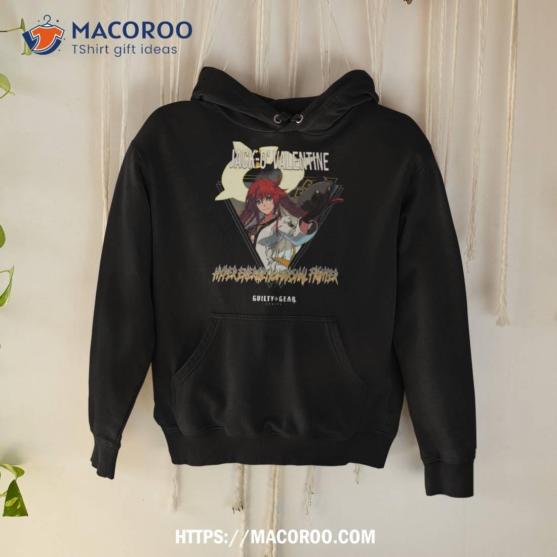 Strive Hyper Energetic Marshal Fighter Jack O’ Valentine Guilty Gear Shirt Strive Hyper Energetic Marshal Fighter Jack O’ Valentine Guilty Gear Shirt