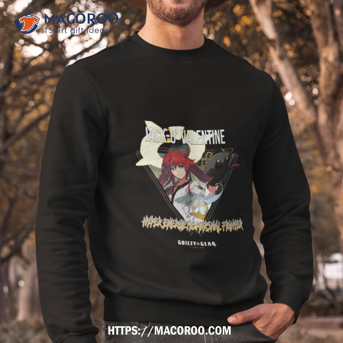 Strive Hyper Energetic Marshal Fighter Jack O’ Valentine Guilty Gear Shirt Strive Hyper Energetic Marshal Fighter Jack O’ Valentine Guilty Gear Shirt