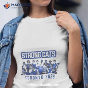 Strong Cats Toronto 2023 Head Strength Coach Brady Welsh And Reed Sheppard Shirt