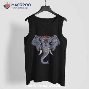 sugar skull elephant day of the dead halloween shirt sugar skull pumpkin tank top