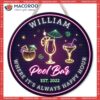 Summer Sign, Custom Name Est Pool Bar Neon Art Sign,personalized Where It’s Always Happy Hour Round Wood Wreath Supplies