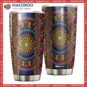 sunflower hippie stainless steel tumbler 0