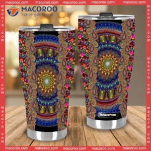 sunflower hippie stainless steel tumbler 3