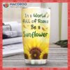 Sunflower Stainless Steel Tumbler