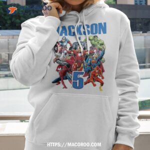 super hero birthday avengers family shirt hoodie 2