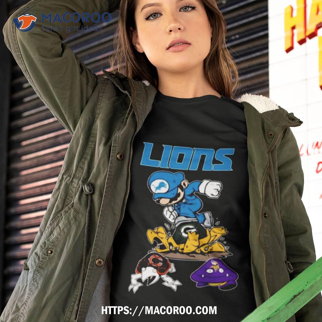 Mario The Detroit Lions Shirt, hoodie, longsleeve, sweatshirt, v