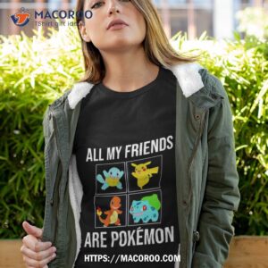 Supermanistaken All My Friends Are Pokmon Art Design Shirt