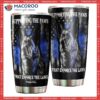 Supporting The Paws That Enforce Laws German Shepherd Stainless Steel Tumbler