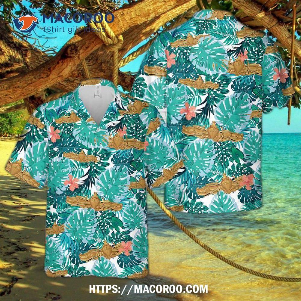 Surface Warfare Insignia Hawaiian Shirt Surface Warfare Insignia Hawaiian Shirt