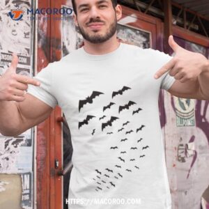 Swarm Of Bats Halloween Shirt