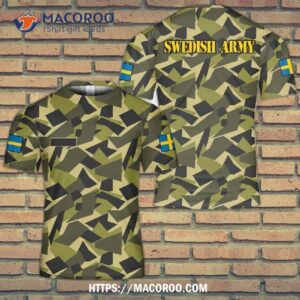Swedish Army M90 Variant Camo 3D T-Shirt