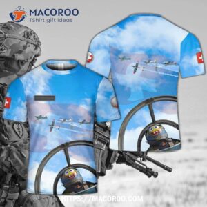 Switzerland P3 Flyers Civilian Aerobatic Display Team 3D T-shirt