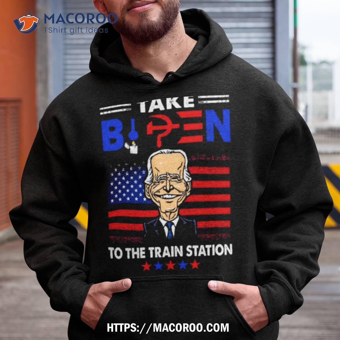 Take Biden To The Train Station Funny Shirt Take Biden To The Train Station Funny Shirt