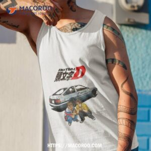 takumi and itsuki drift car shirt tank top 1