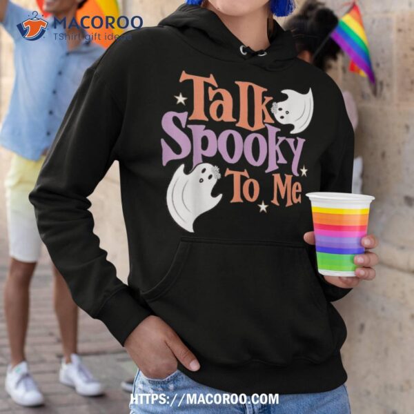 Talk Spooky To Me Funny Retro Halloween Costume Era Shirt
