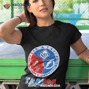 Tampa City 3 Team Sports Tampa Bay Rays Lightning And Buccaneers Shirt 3 tampa city 3 team sports tampa bay rays lightning and buccaneers shirt tshirt 1
