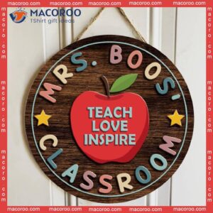 Teacher Appreciation Christmas Gift Ideas,personalized Name Classroom Signs For Teachers