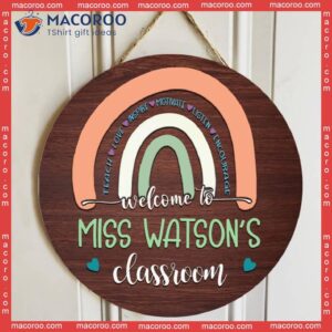Teacher Appreciation Gifts Ideas,personalized Name Classroom Signs For Door Decor