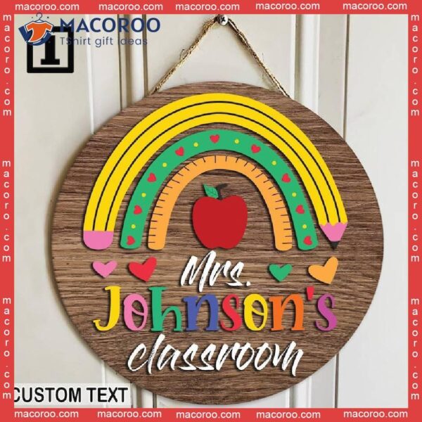 Teacher Door Sign,custom Sign, Name Sign,teacher Gift, Welcome Appreciation Classroom Sign