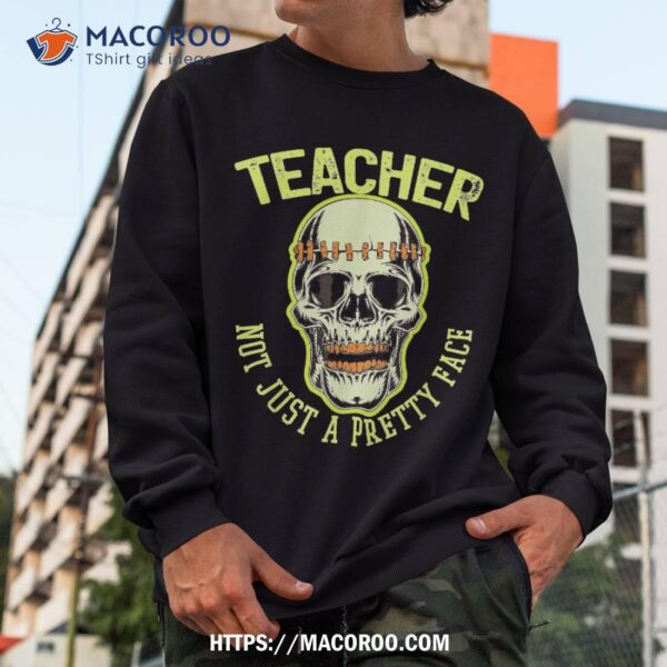 Teacher Smiling Skull S Funny School Or Class Halloween Shirt, Skeleton Head