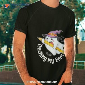 teaching my boos halloween ghost funny teacher shirt tshirt