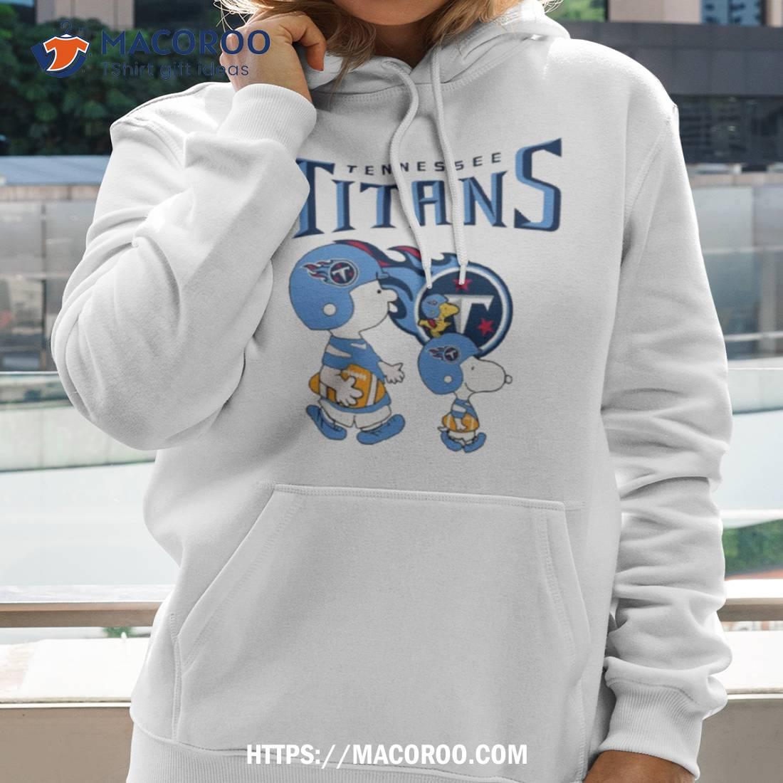 Official Tennessee Titans Snoopy And Charlie Brown Peanuts Shirt