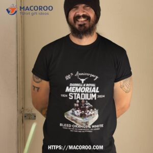 Texas Longhorns Darrell K Royal Memorial Stadium 100th Anniversary 1924 2024 Memories Shirt Texas Longhorns Darrell K Royal Memorial Stadium 100th Anniversary 1924 2024 Memories Shirt