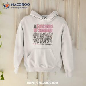 the 5 seconds of summer show world tour 2023 shirt hoodie