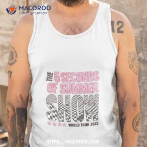 the 5 seconds of summer show world tour 2023 shirt tank top