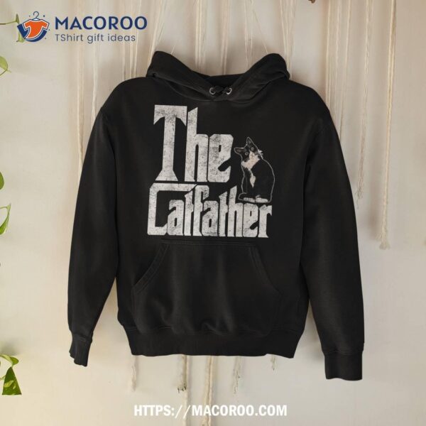 The Catfather Cat Father Mafia Whiskers Male Daddy Shirt, Cool Gift Ideas For Dad