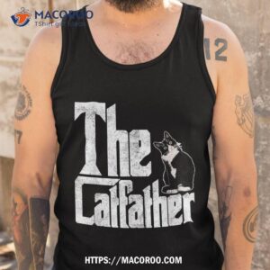 the catfather cat father mafia whiskers male daddy shirt cool gift ideas for dad tank top