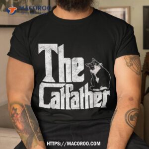 The Catfather Cat Father Mafia Whiskers Male Daddy Shirt, Cool Gift Ideas For Dad